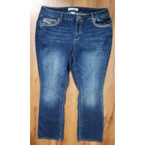 EST 1946 Women's Classic Comfort Stretch Denim Jeans  Size 16W - Picture 6 of 9